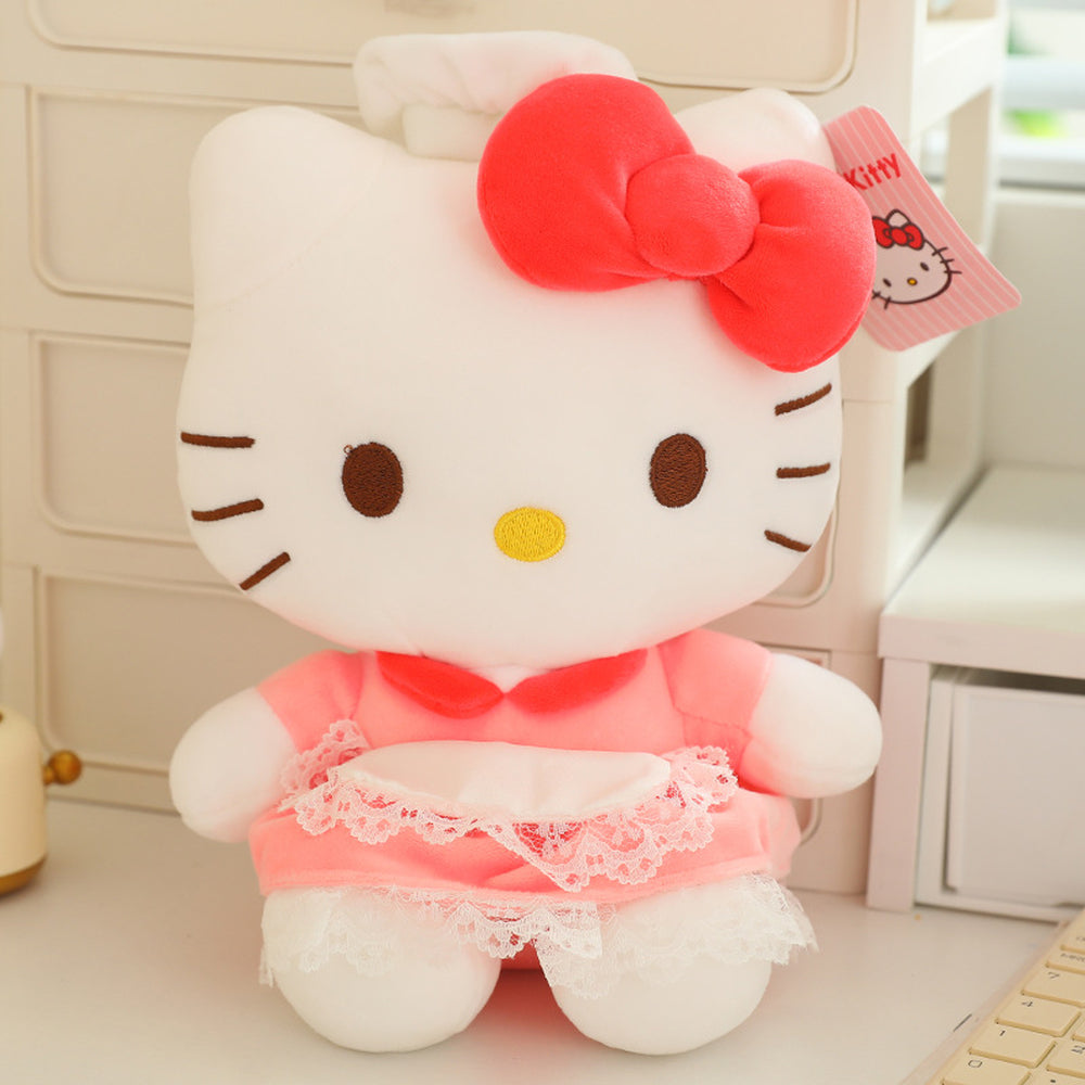 Peluche Hello Kitty rose douce enfant câlin kawaii La compagnie de la peluche