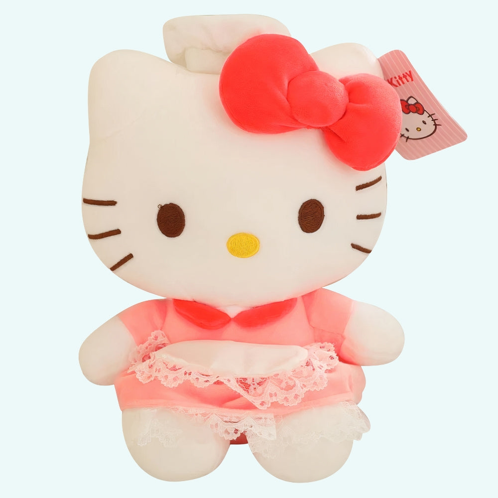 Peluche Hello Kitty rose douce enfant câlin kawaii La compagnie de la peluche