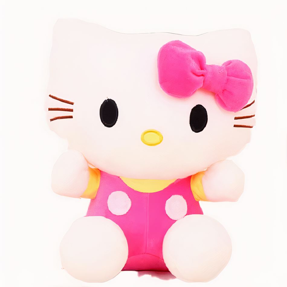 Peluche Hello Kitty rose douce enfant univers kawaii La compagnie de la peluche