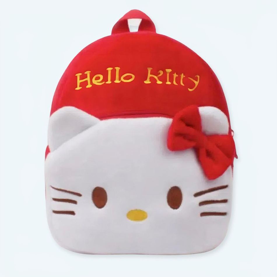 Peluche Hello Kitty rouge sac à dos doux enfant kawaii La compagnie de la peluche
