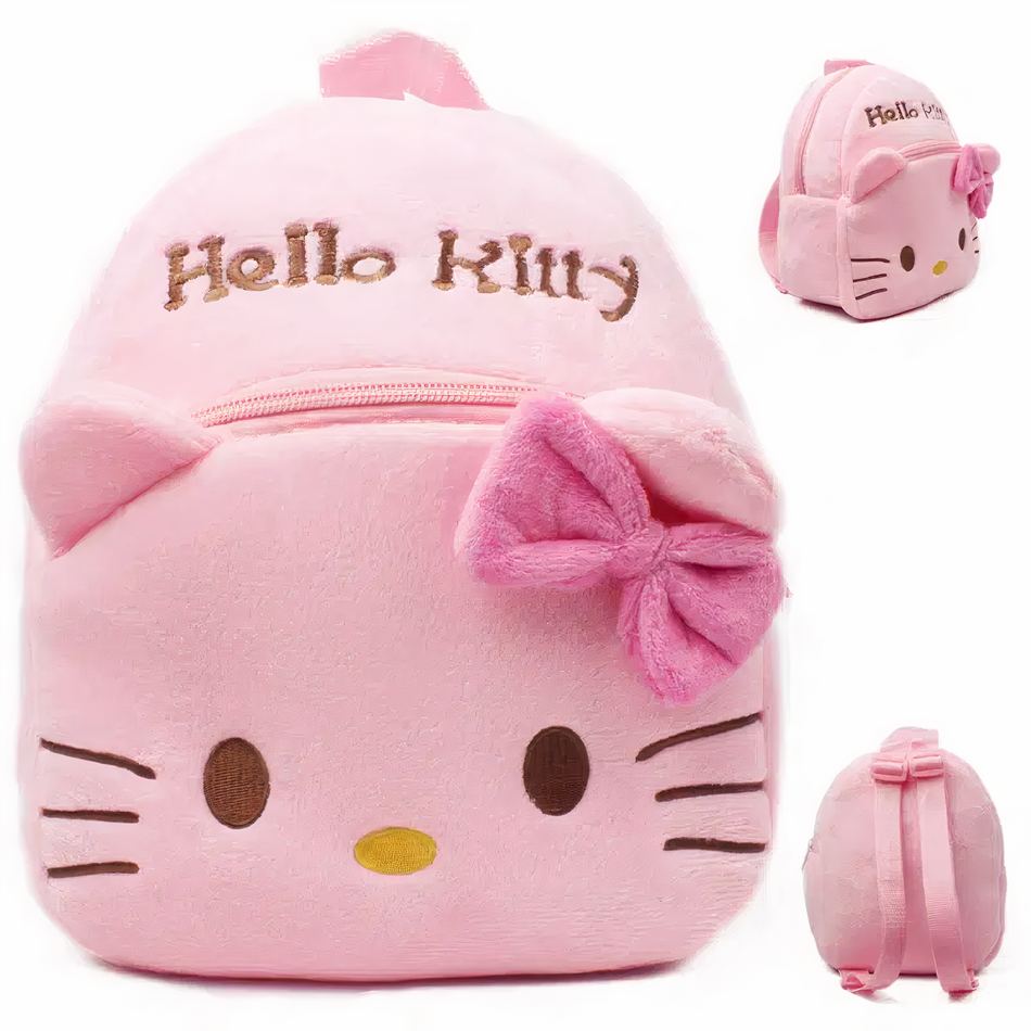 Peluche Hello Kitty sac à dos rose doux kawaii enfant La compagnie de la peluche