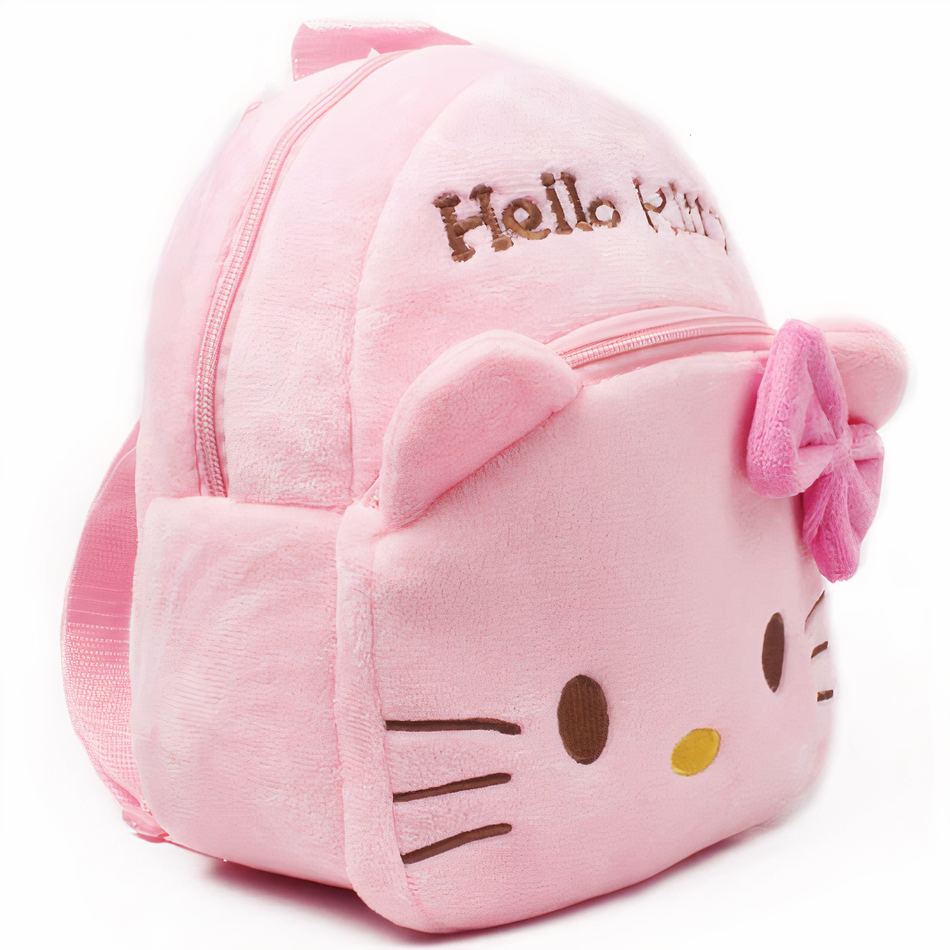 Peluche Hello Kitty sac à dos rose doux kawaii enfant La compagnie de la peluche