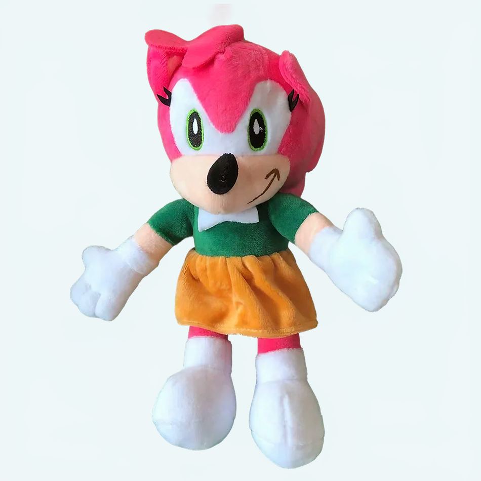 Peluche hérisson Amy rose Sonic douce enfant câline La compagnie de la peluche