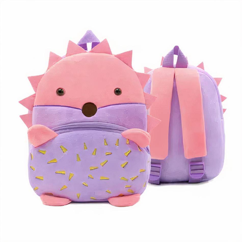 Peluche hérisson sac à dos doux enfant amusant La compagnie de la peluche