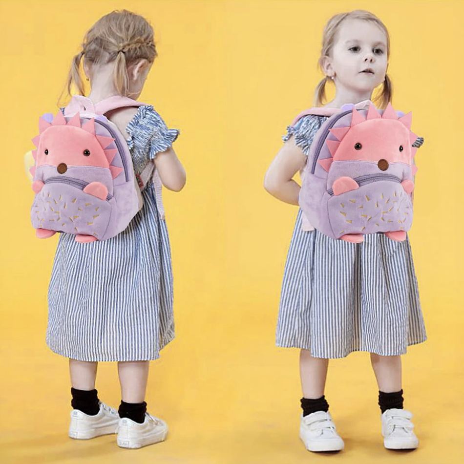 Peluche hérisson sac à dos doux enfant amusant La compagnie de la peluche