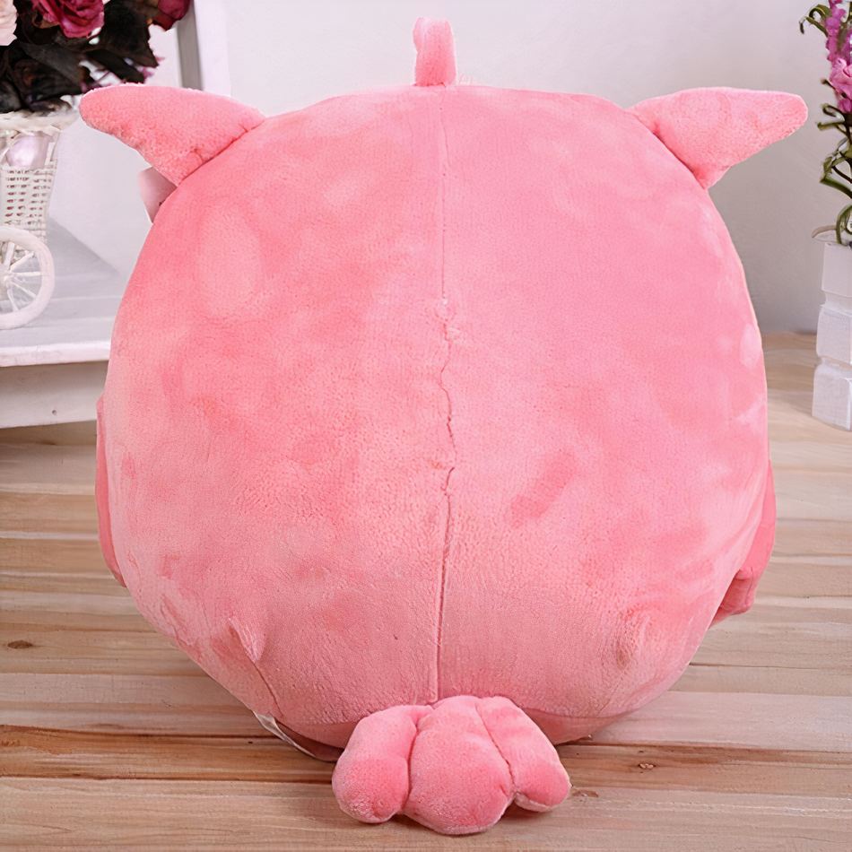 Peluche hibou rose adorable douce chambre enfant La compagnie de la peluche