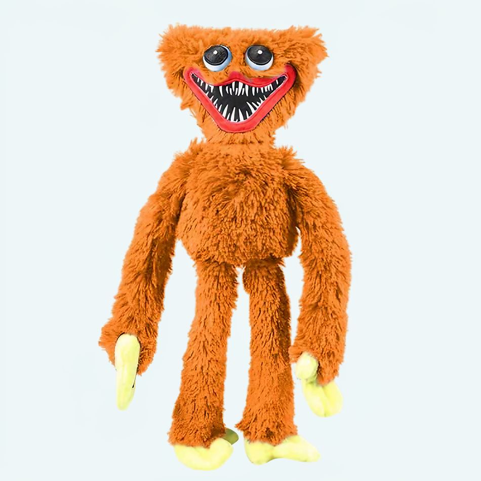 Peluche Huggy Wuggy effrayant orange vert doux enfant La compagnie de la peluche