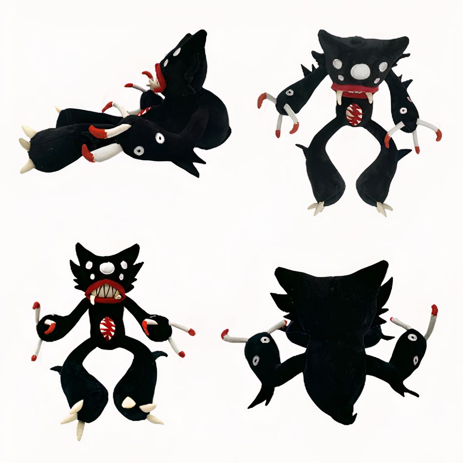 Peluche Huggy Wuggy effrayante douce enfant ambiance Halloween La compagnie de la peluche