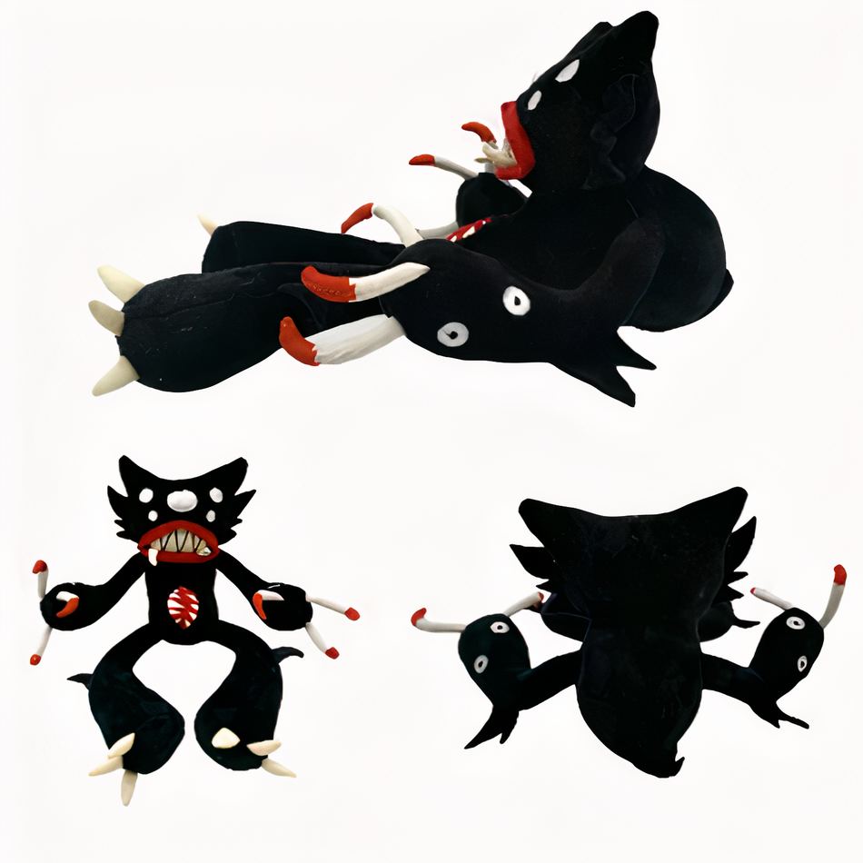 Peluche Huggy Wuggy effrayante douce enfant ambiance Halloween La compagnie de la peluche