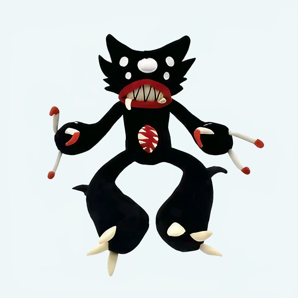 Peluche Huggy Wuggy effrayante douce enfant ambiance Halloween La compagnie de la peluche