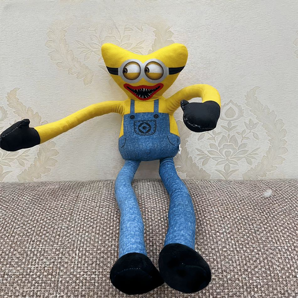Peluche Huggy Wuggy Minions effrayant doux enfant deux-yeux La compagnie de la peluche