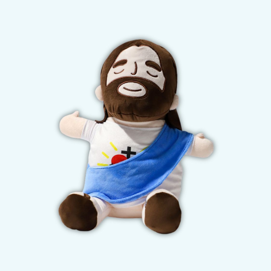 Peluche Jésus douce tissu respirant apaisant nuit La compagnie de la peluche