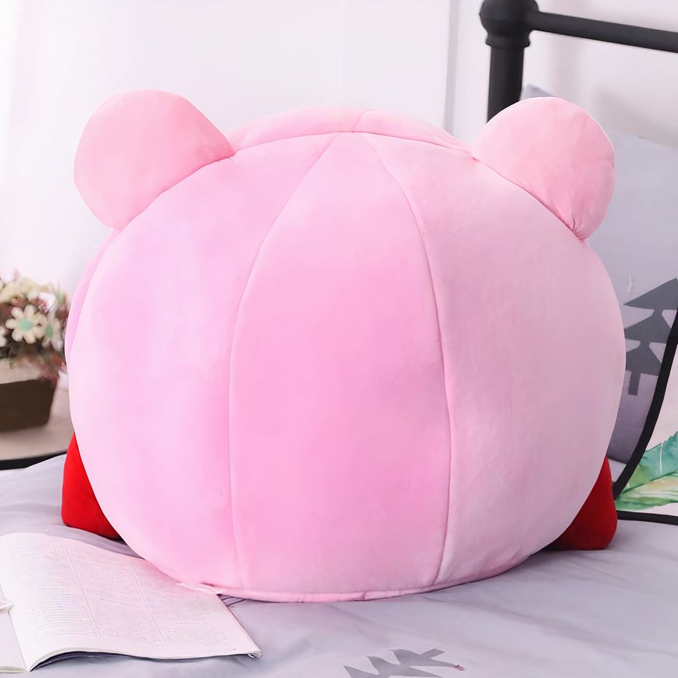 Peluche Kirby bouche ouverte douceur chambre enfant La compagnie de la peluche
