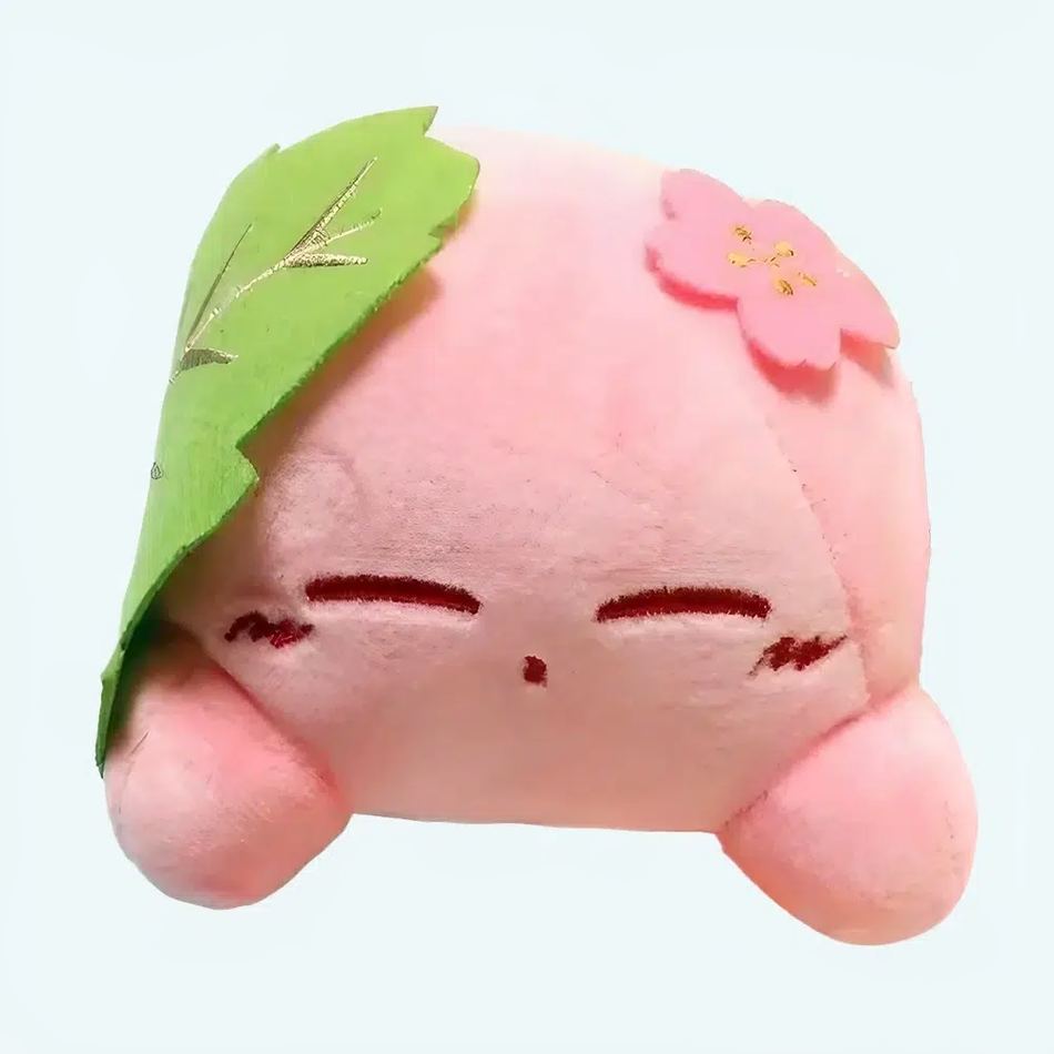 Peluche Kirby feuille verte douce et mignonne personnage La compagnie de la peluche