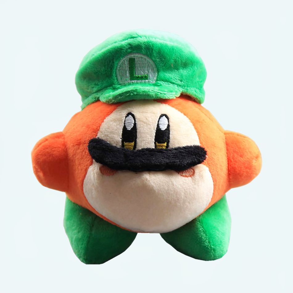 Peluche Kirby kawaii Luigi déguisement doux enfant La compagnie de la peluche