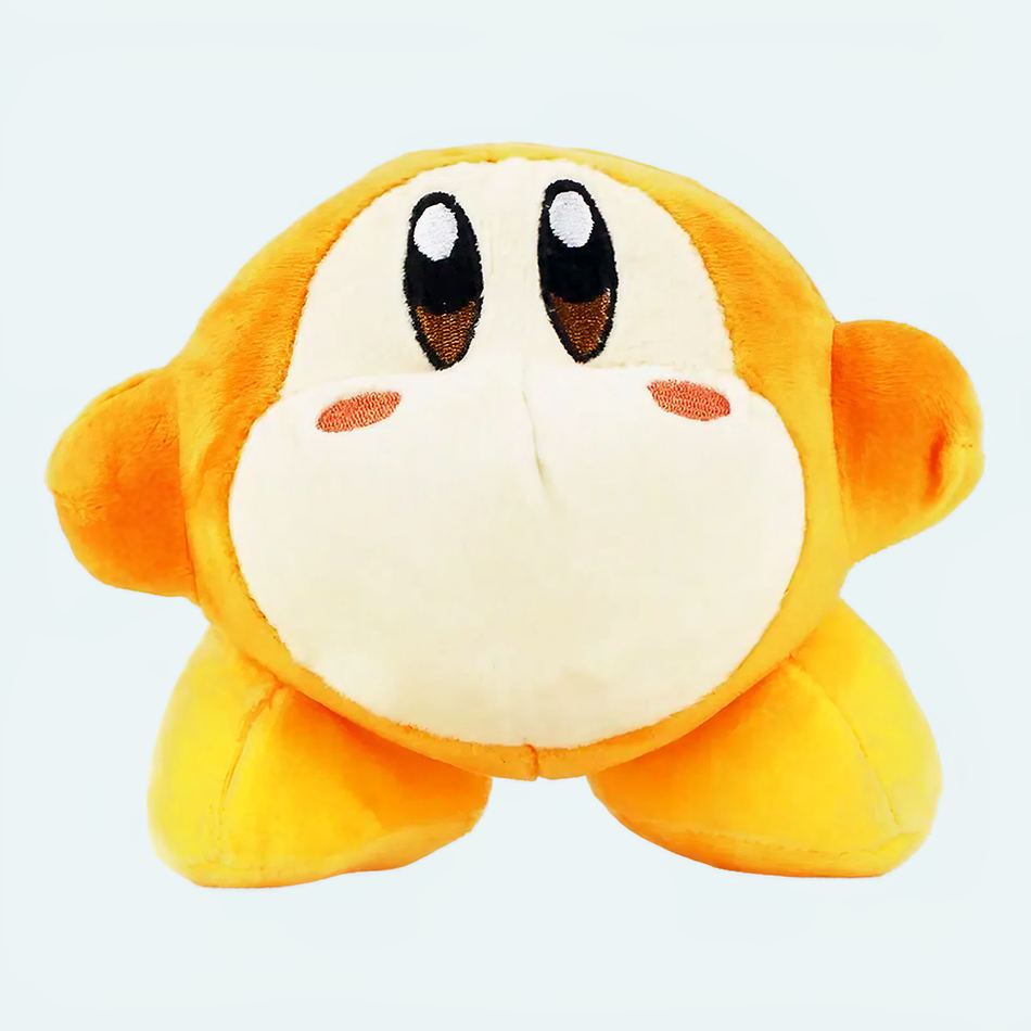 Peluche Kirby orange douce univers Nintendo câlin La compagnie de la peluche