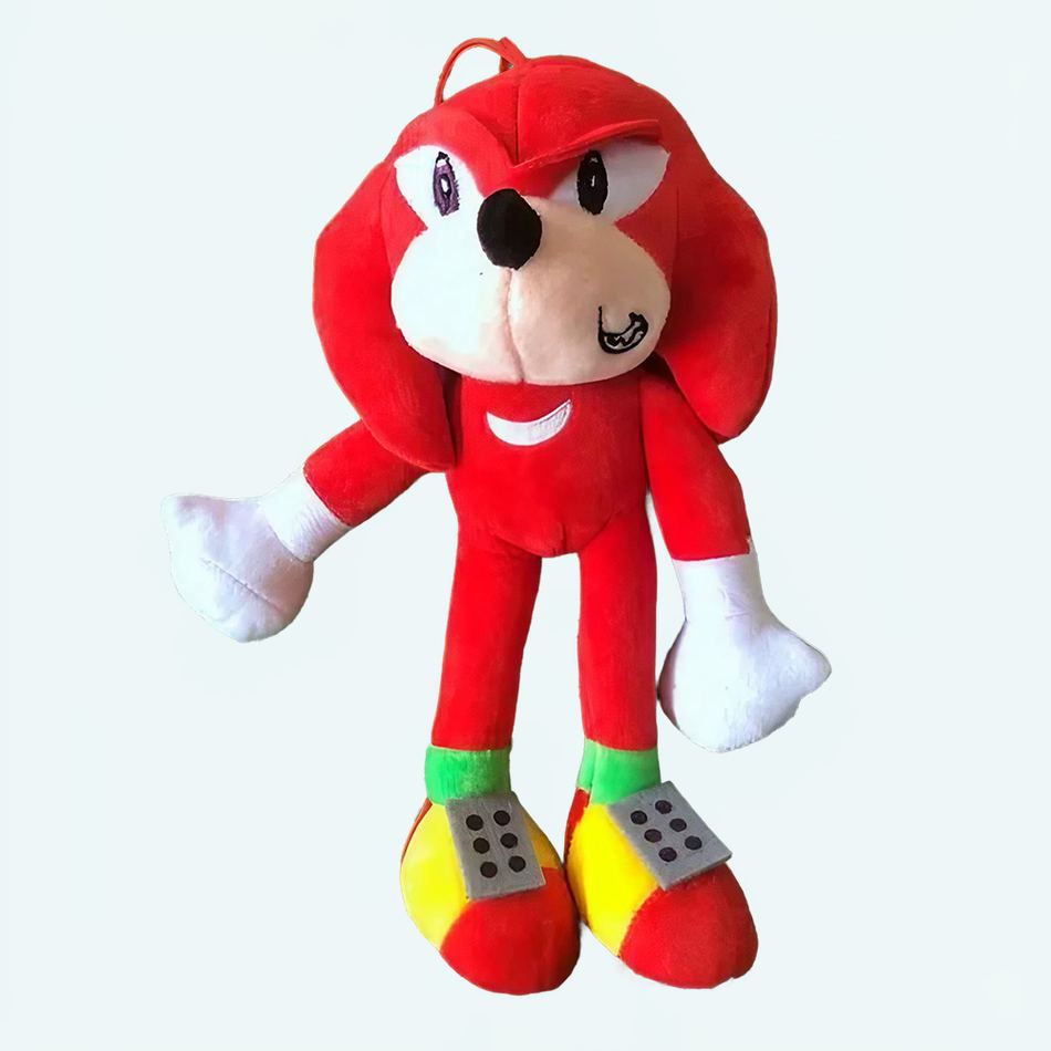 Peluche Knuckles hérisson rouge doux collection Sonic La compagnie de la peluche