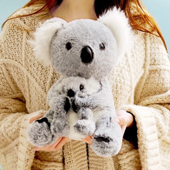Peluche koala avec son bébé