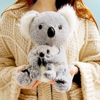 Peluche koala avec son bébé