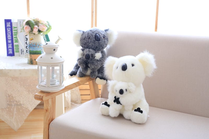 Peluche koala avec son bébé