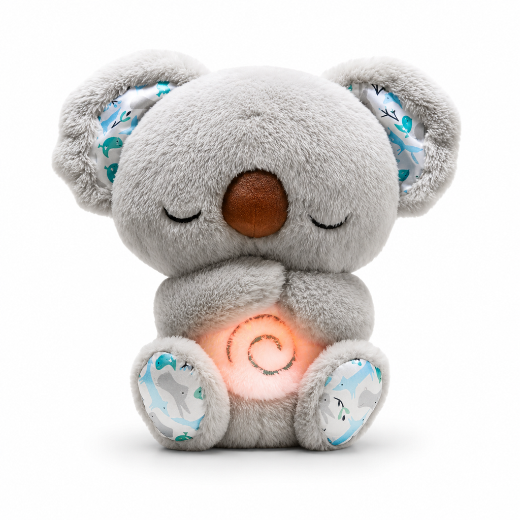 Peluche koala douce berceuse calme pour détente nuit gris La compagnie de la peluche
