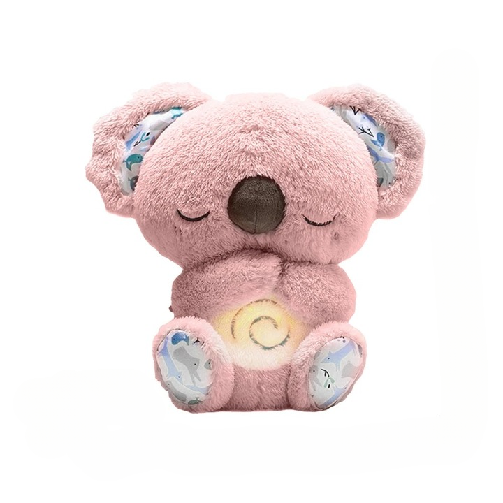 Peluche koala douce berceuse calme pour détente nuit rose La compagnie de la peluche