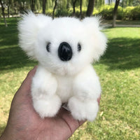 Peluche koala doux poilu câlin pour enfants blanc / 12cm La compagnie de la peluche