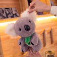 Peluche koala gris blanc douce câline enfant jouet 18cm / gris La compagnie de la peluche