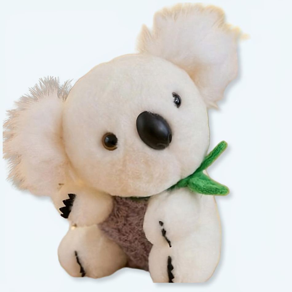 Peluche koala gris blanc douce câline enfant jouet La compagnie de la peluche