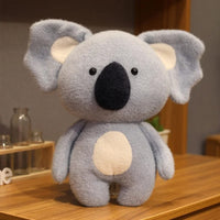 Peluche koala laine douce câlin enfant écologique 25-cm / Gris clair La compagnie de la peluche
