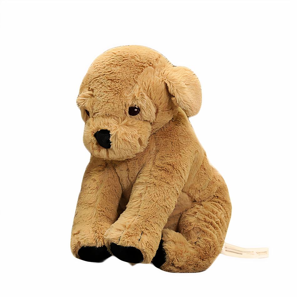 Peluche labrador doux compagnon enfant câlin réaliste 35cm La compagnie de la peluche