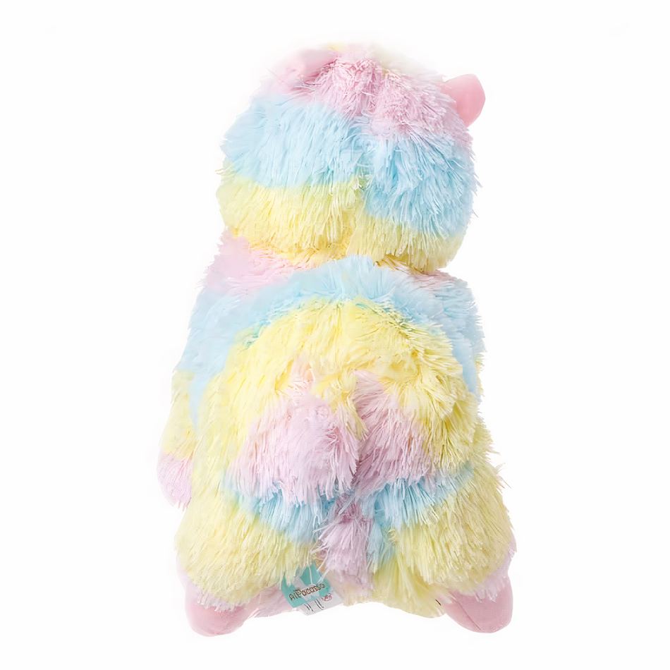 Peluche lama arc-en-ciel doux câlin décor pastel La compagnie de la peluche