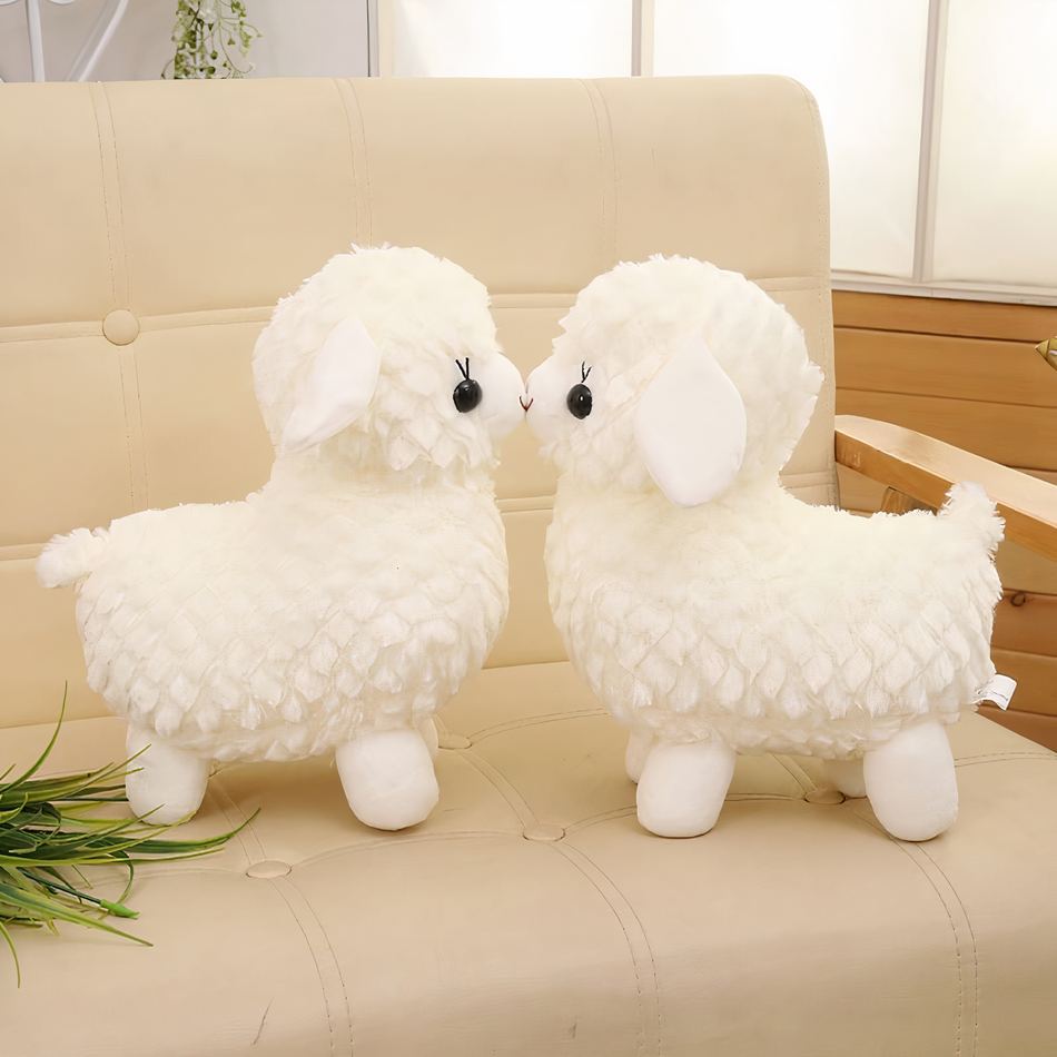 Peluche lama doux enfant câlin univers animal La compagnie de la peluche