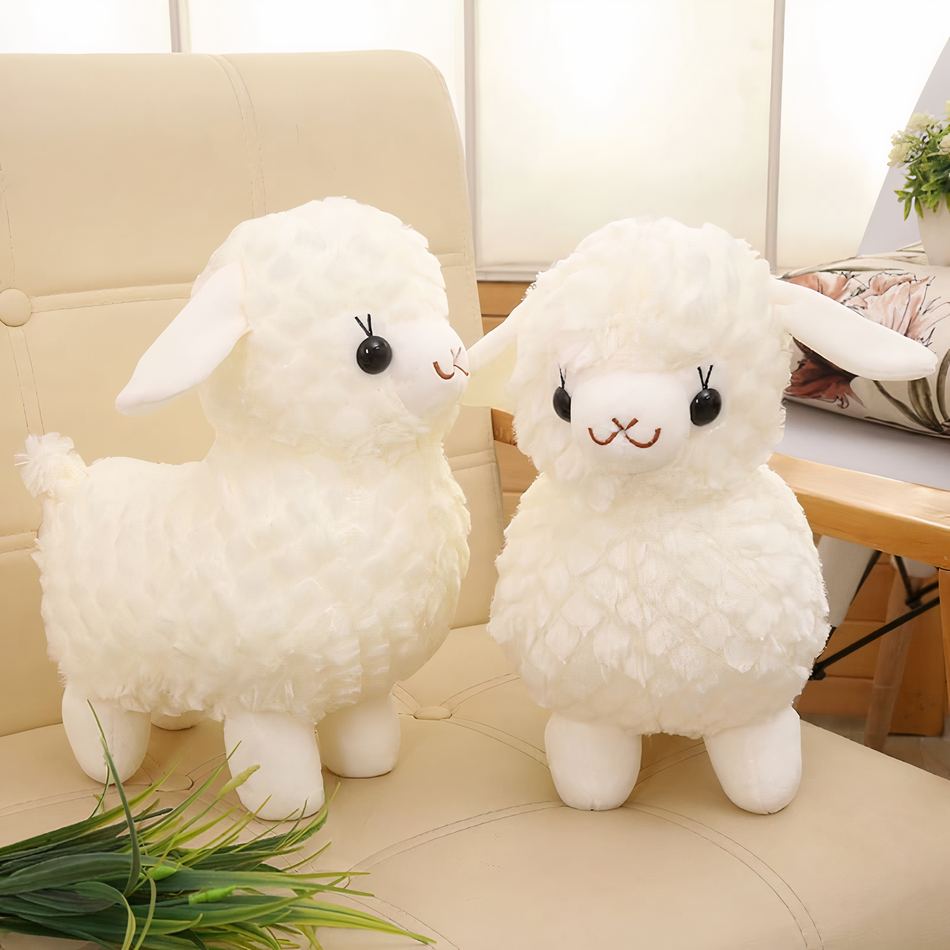 Peluche lama doux enfant câlin univers animal La compagnie de la peluche