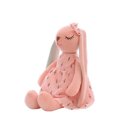 Peluche lapin aux longues oreilles 35CM / Rose