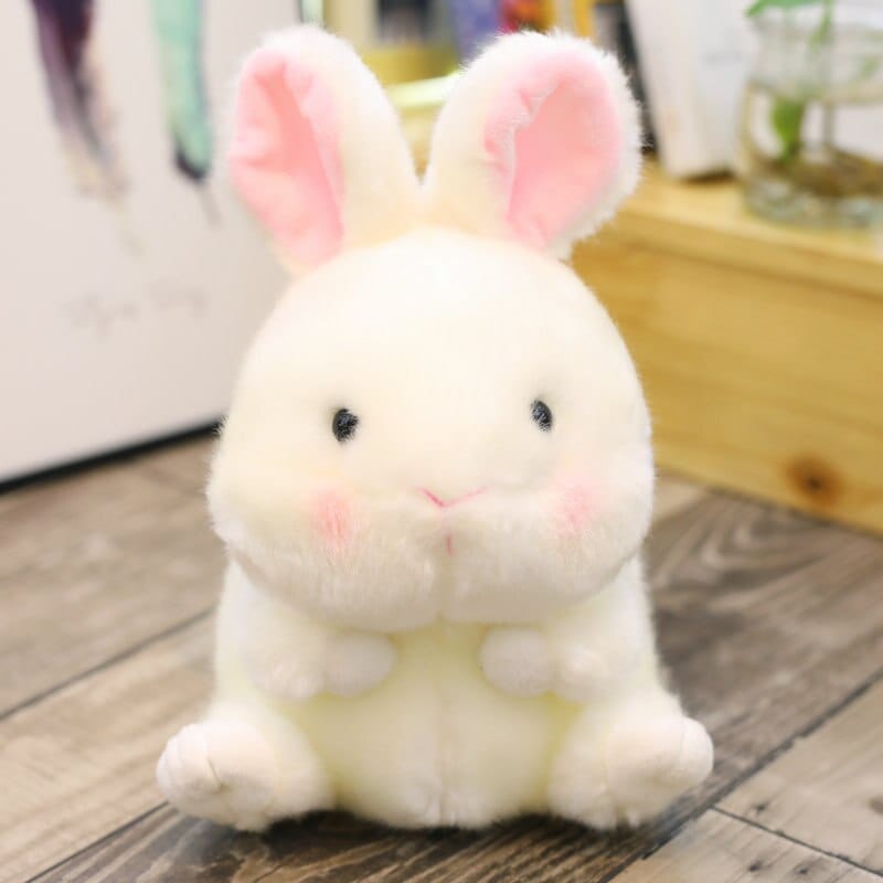 Peluche lapin bébé tout petit Lapin glouton