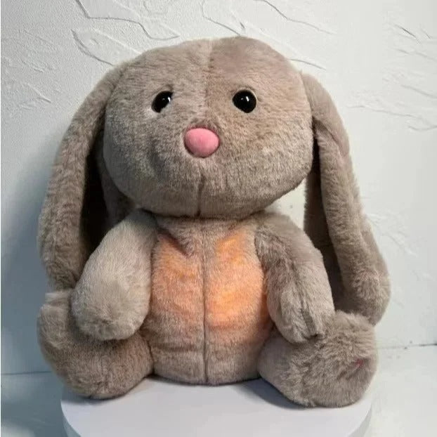 Peluche lapin doux berceuse relaxante pour enfant La compagnie de la peluche