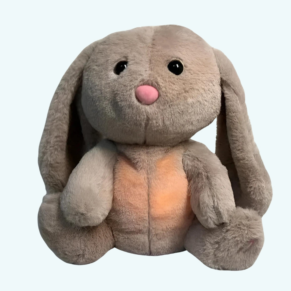 Peluche lapin doux berceuse relaxante pour enfant La compagnie de la peluche