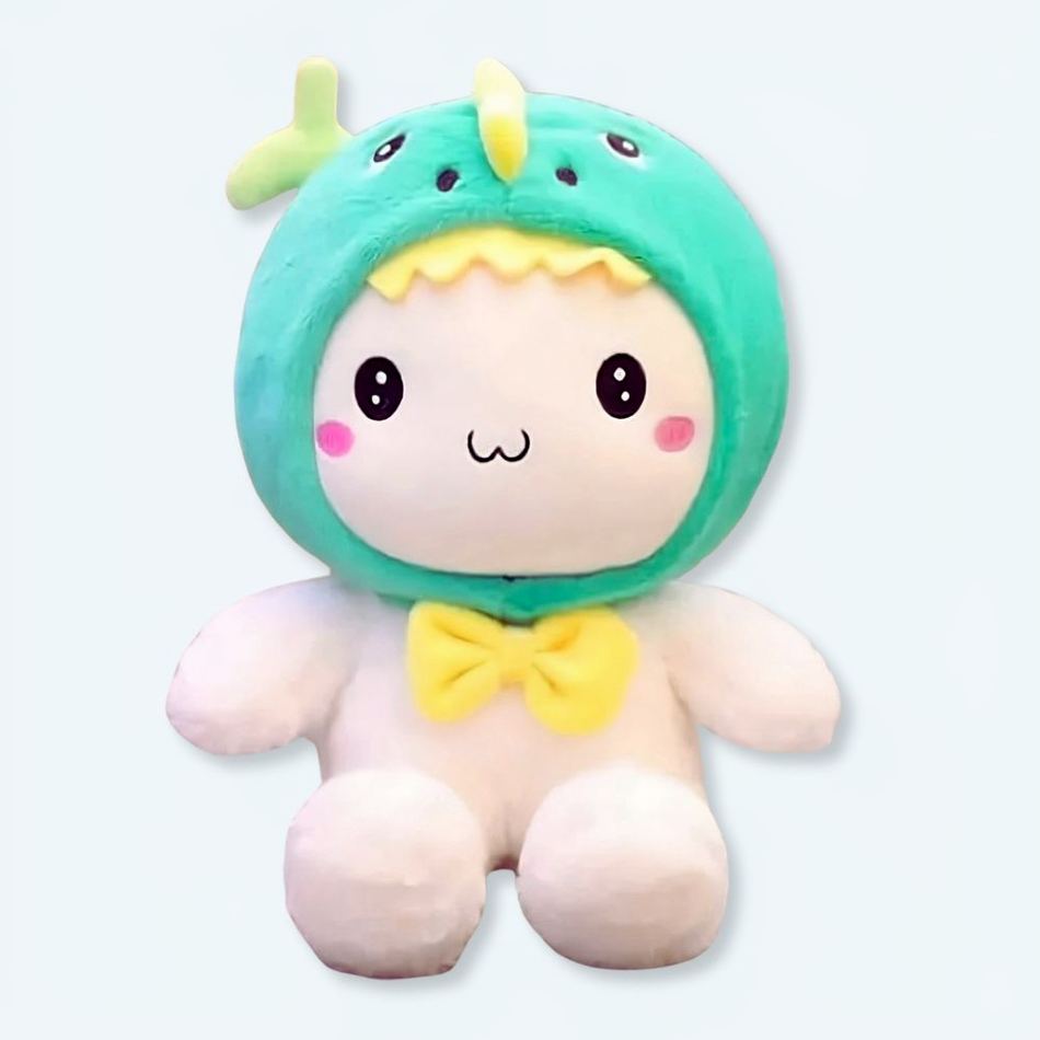 Peluche lapin doux bonnet marin enfant baleine câlin 25cm La compagnie de la peluche