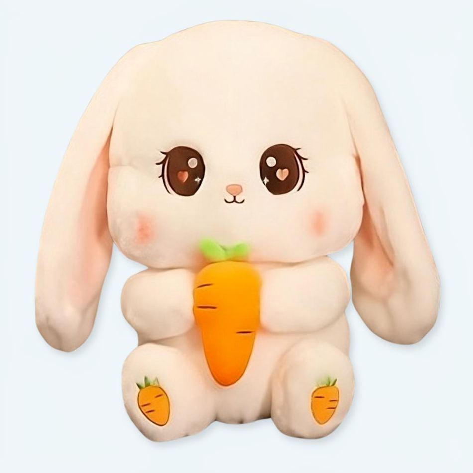 Peluche lapin doux câlin enfant carotte amusante La compagnie de la peluche