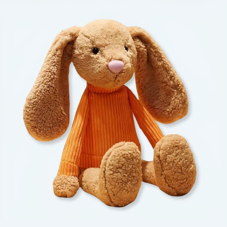 Peluche lapin doux en peluche pour enfants câlins La compagnie de la peluche