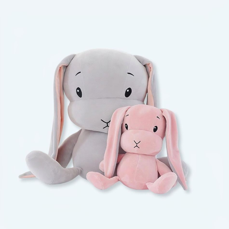Peluche lapin doux enfant câlin mignon pour jouer La compagnie de la peluche