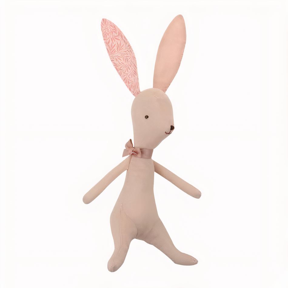 Peluche lapin doux kawaii pastel enfant câlin jeu rose La compagnie de la peluche
