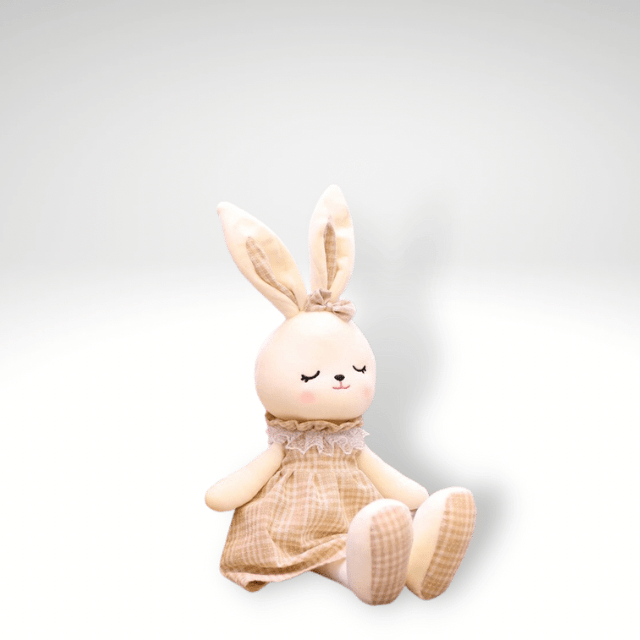Peluche lapin Kawaii 45cm / Jaune
