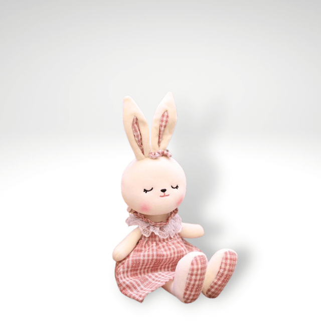 Peluche lapin Kawaii 45cm / Rose