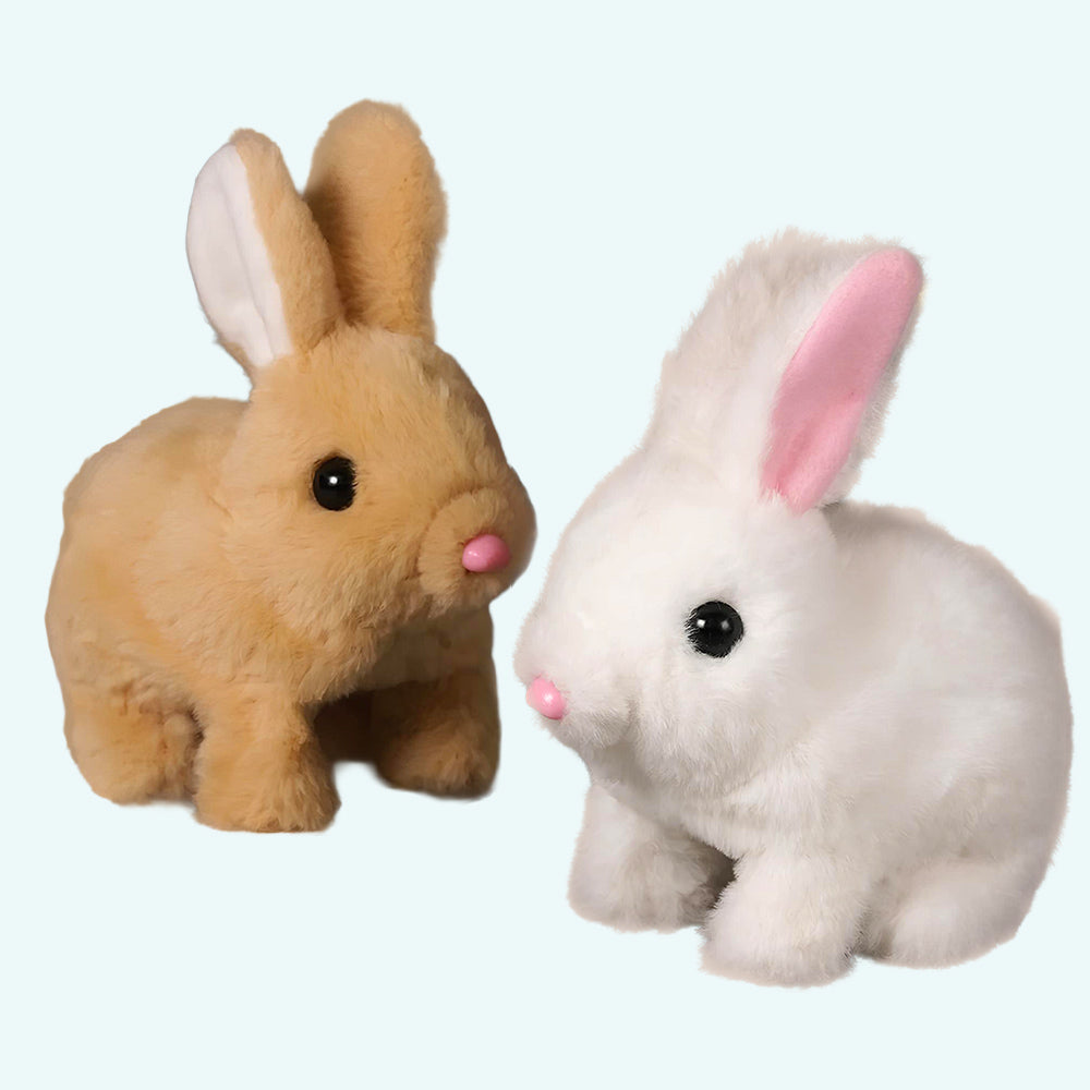 Peluche lapin Pâques électrique doux lumineux enfant La compagnie de la peluche