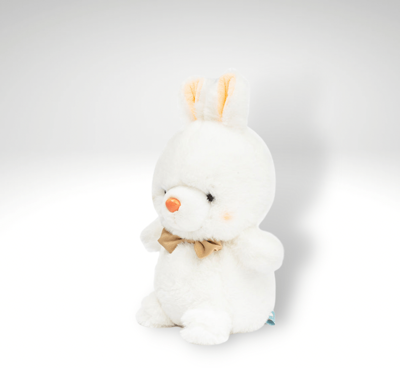 Peluche lapin tout petit avec un nœud de papillon