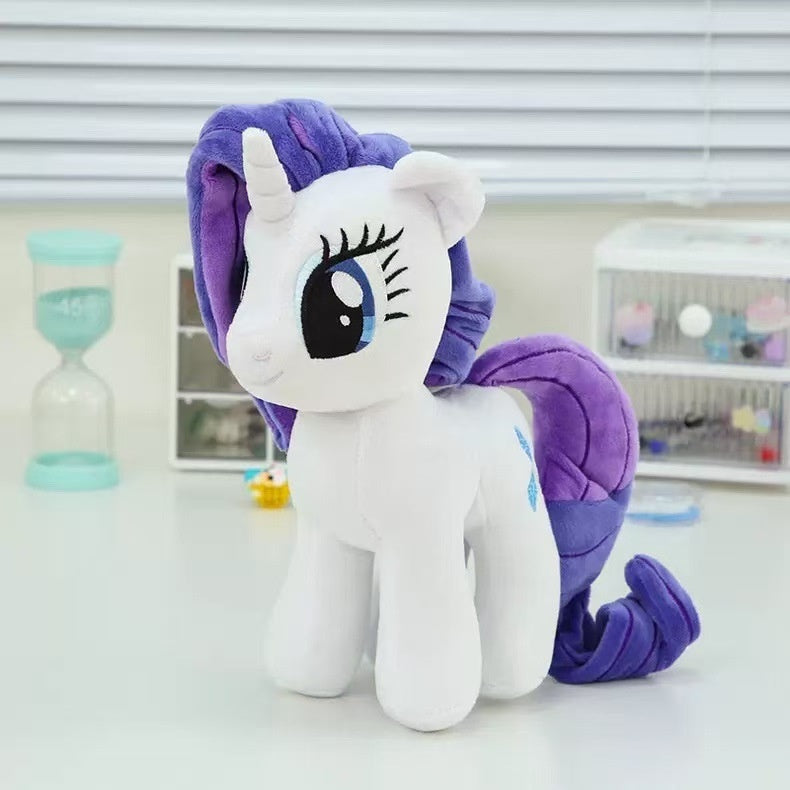 Peluche licorne blanche douce câline enfant rêve