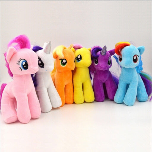 Peluche licorne jaune douce enfant arc-en-ciel rêveur La compagnie de la peluche