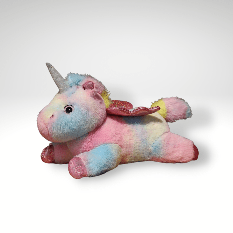 Peluche licorne multicolore éclairé Multicouleur